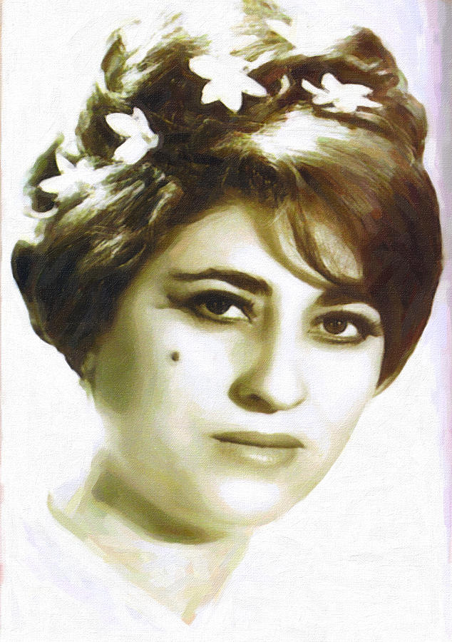 Eyse San Nemir - Kurdish Folk Singer #6 Painting by Celestial Images