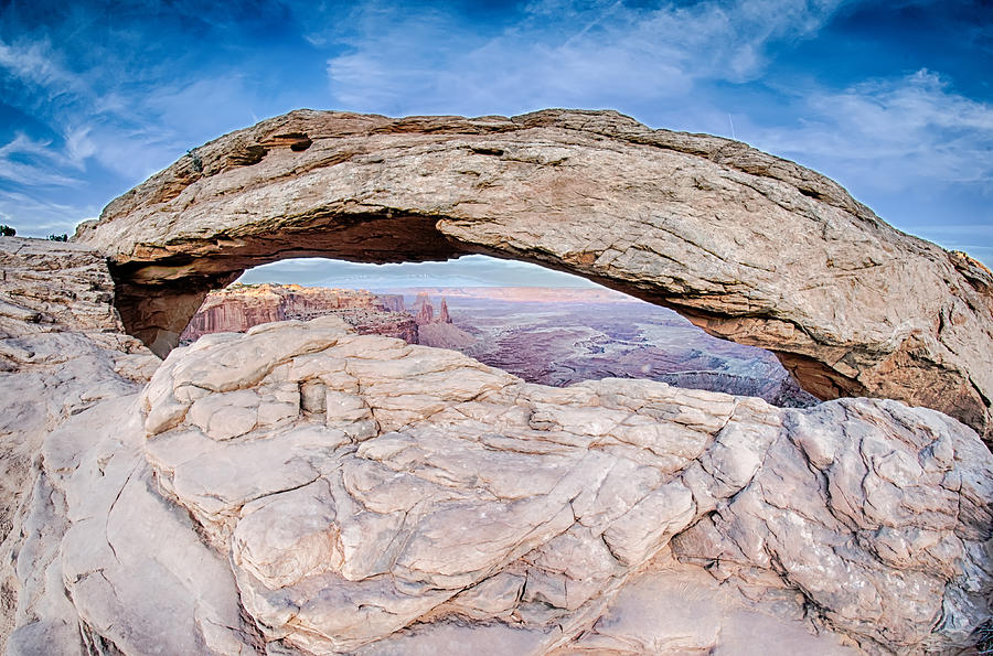 famous Mesa Arch in Canyonlands National Park Utah  USA Photograph