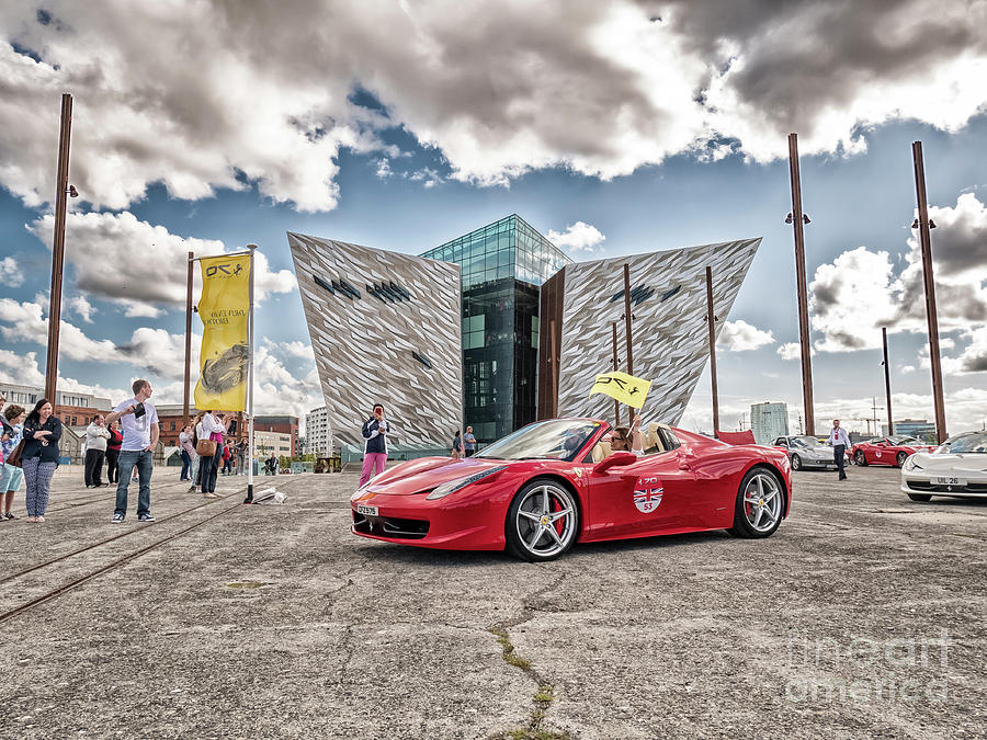 Ferrari 70 Years Anniversary Celebration in Belfast #7 Photograph by Jim Orr