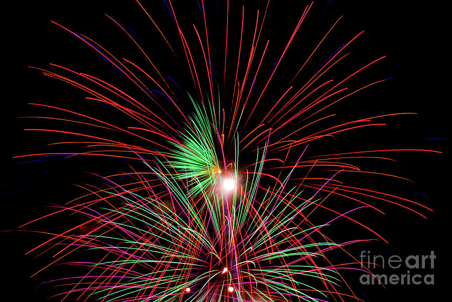 Fireworks #6 Photograph by Anthony Totah