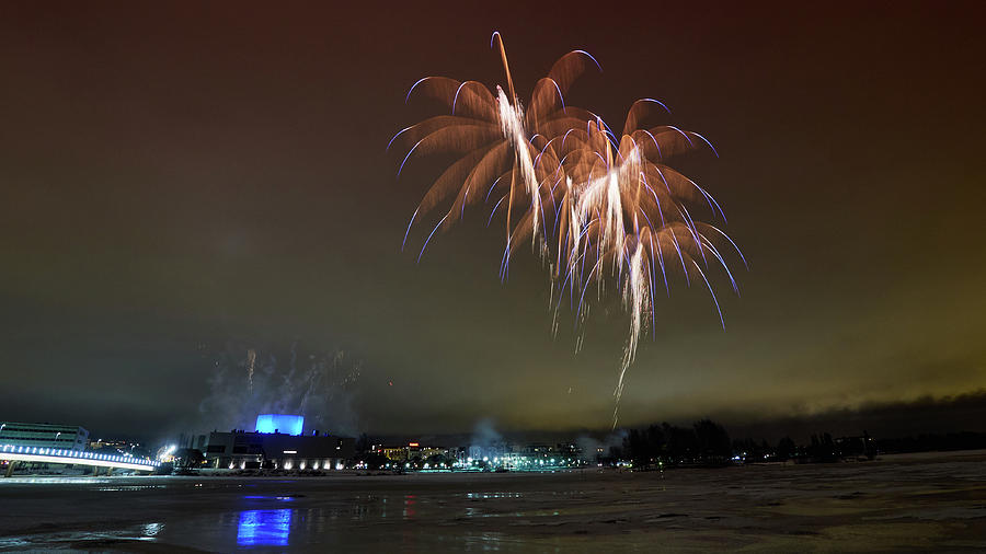 Fireworks Finland 100 years #6 Photograph by Jouko Lehto
