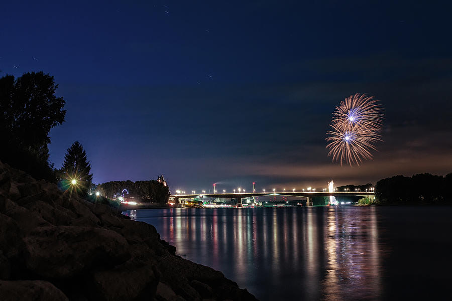 Fireworks #7 Photograph by Marc Braner