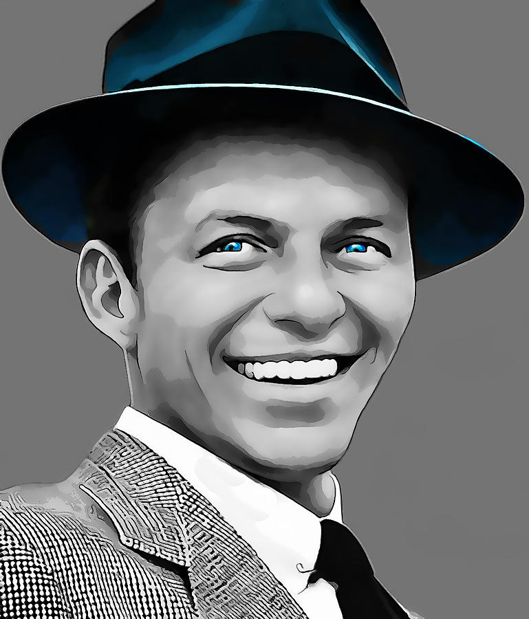 Frank Sinatra Mixed Media - Frank Sinatra #6 by Marvin Blaine