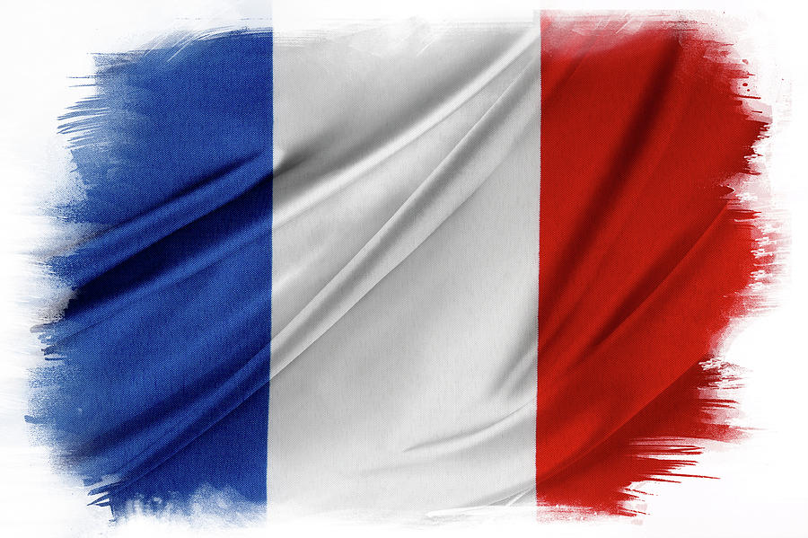 French flag #6 Photograph by Les Cunliffe