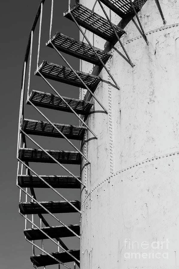 Gasoline Storage Tank with Staircase  #6 Photograph by Jim Corwin