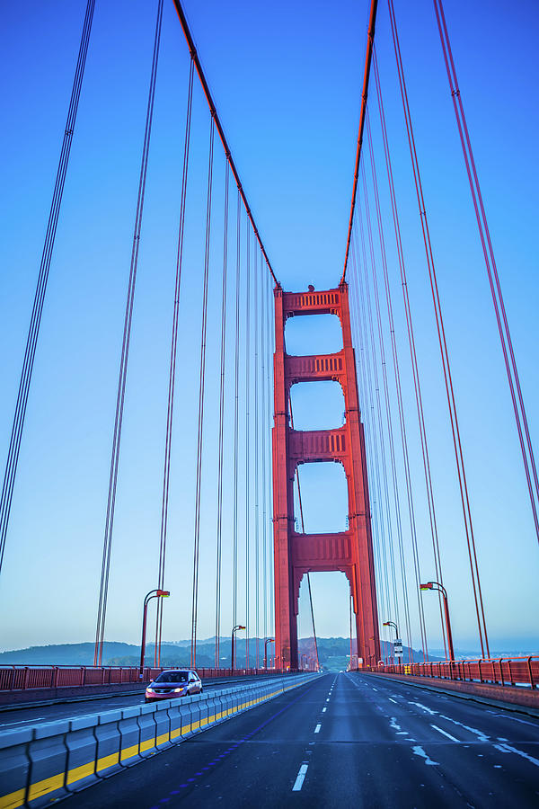 Golden Gate Bridge Early Morning In San Francisco California #6 Photograph by Alex Grichenko