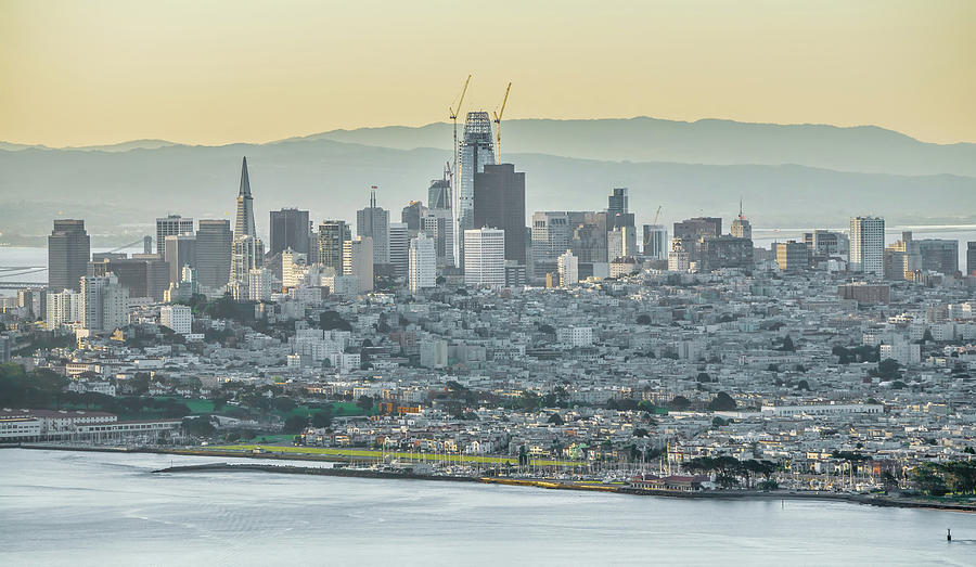 Golden Gate Bridge San Francisco California West Coast Sunrise #6 Photograph by Alex Grichenko