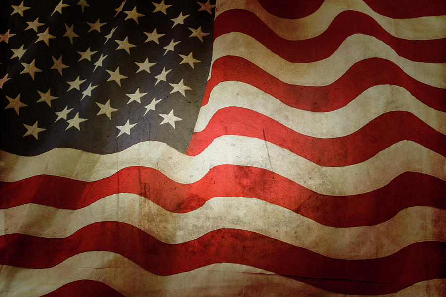 American flag No.178 Photograph by Les Cunliffe