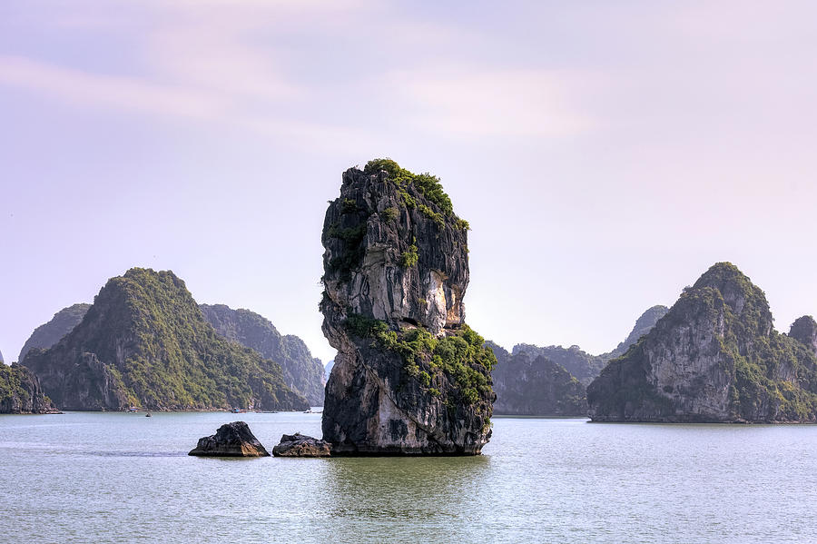 Boat Photograph - Halong Bay - Vietnam #6 by Joana Kruse