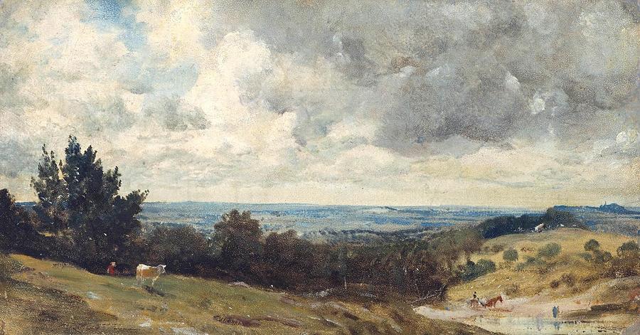 Hampstead Heath #6 Painting by John Constable