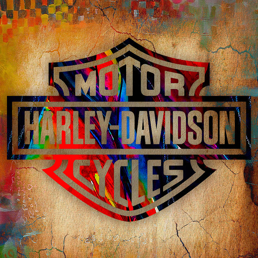 Motorcycle Mixed Media - Harley Davidson Cycles #1 by Marvin Blaine
