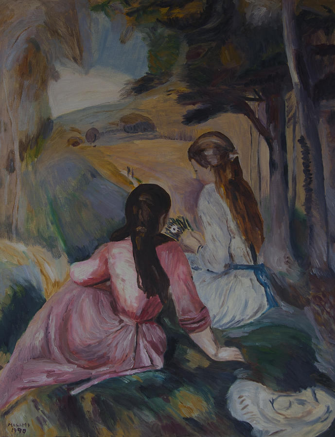 Homage to Renoir #6 Painting by Masami Iida