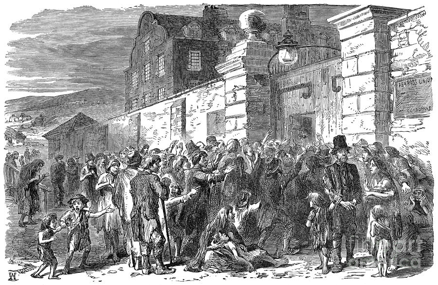 Irish Potato Famine, 1846-7 #6 Drawing by Granger
