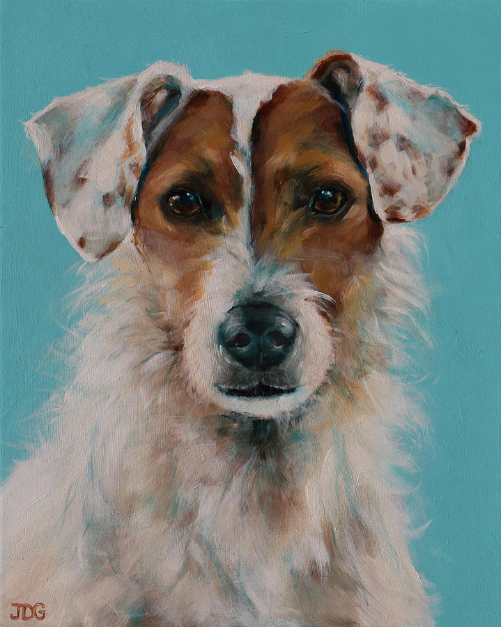 Jack Russell Terrier Painting by Julie Dalton Gourgues