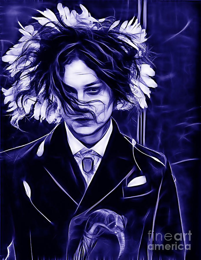 Music Mixed Media - Jack White Collection #6 by Marvin Blaine