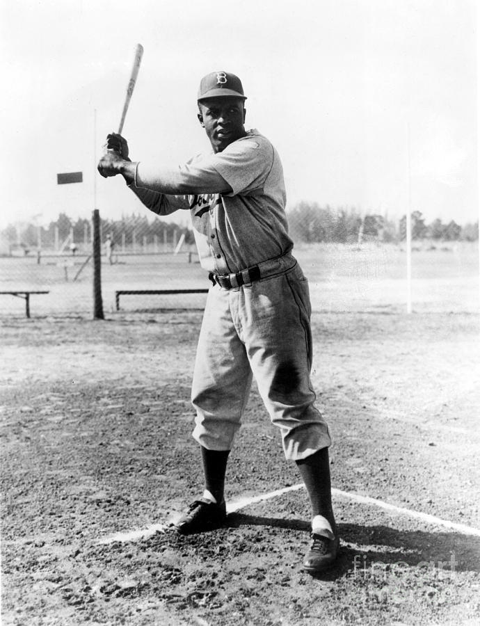 Athlete Photograph - Jackie Robinson (1919-1972) #6 by Granger
