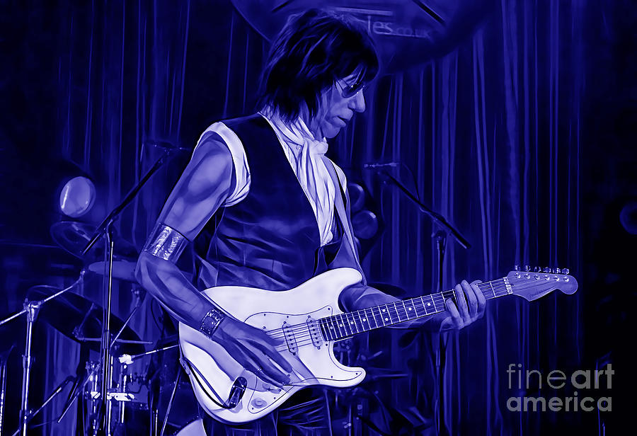 Jeff Beck Mixed Media - Jeff Beck Collection #6 by Marvin Blaine