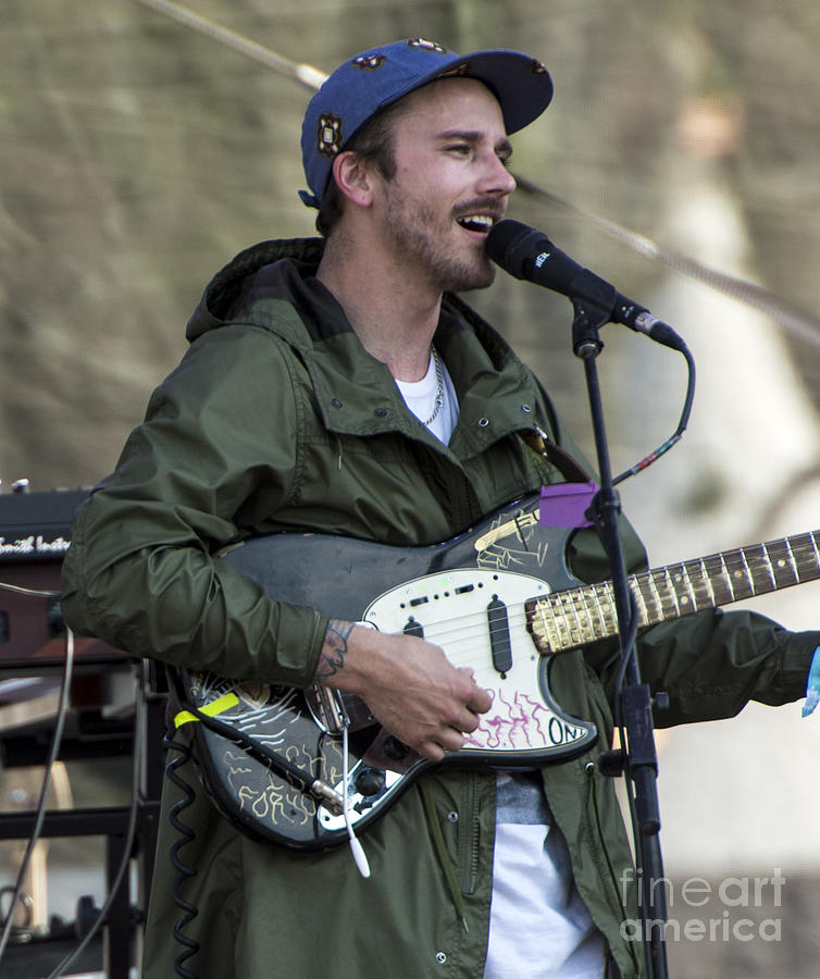 John Gourley with Portugal The Man Photograph by David Oppenheimer ...