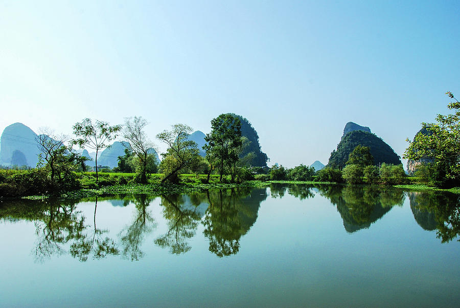 Karst rural scenery #6 Photograph by Carl Ning