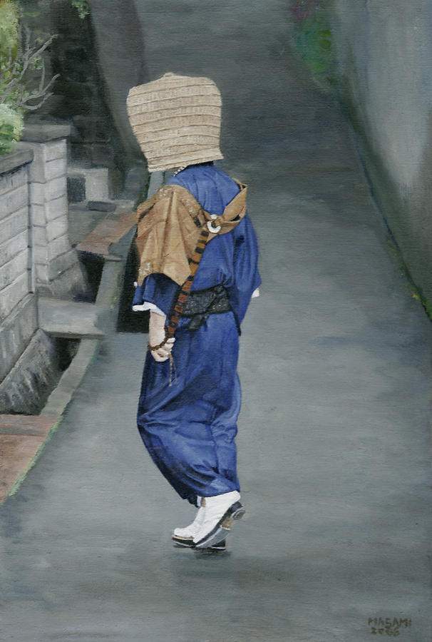 Komuso #6 Painting by Masami Iida