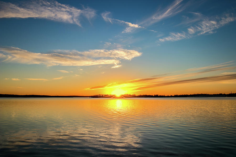 Lake Sunset #6 Photograph by Doug Long