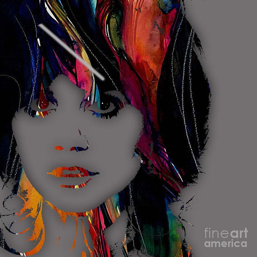 Music Mixed Media - Linda Ronstadt Collection #6 by Marvin Blaine