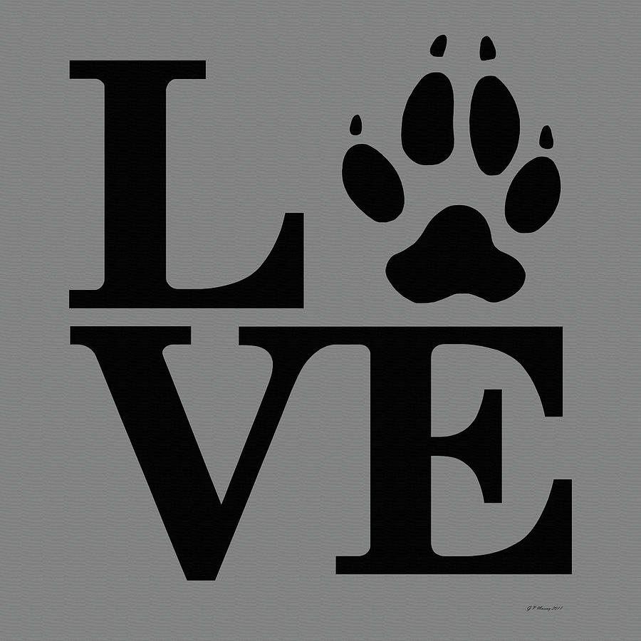 Love Claw Paw Sign #6 Digital Art by Gregory Murray