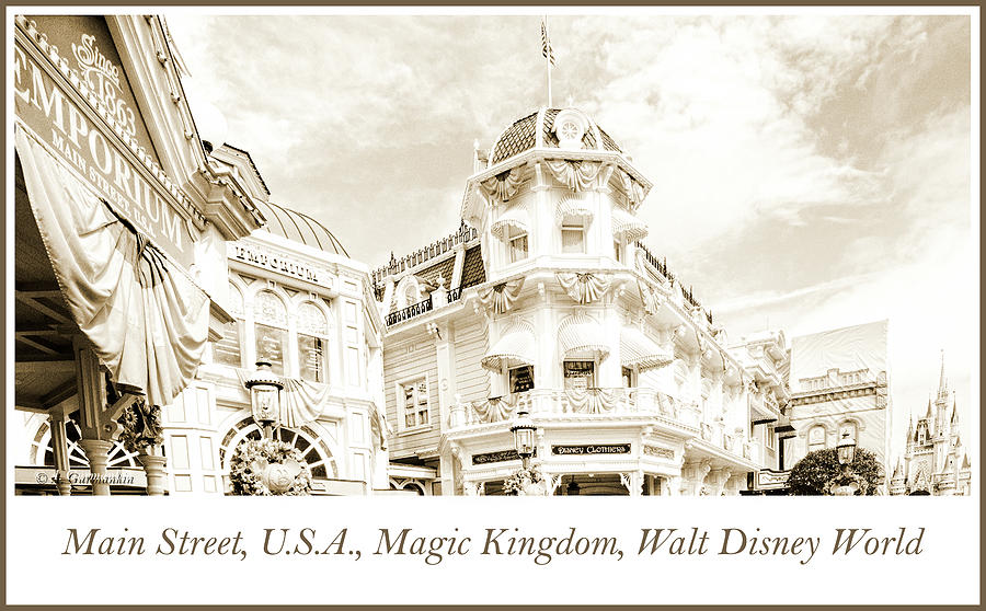 Main Street U.S.A., Walt Disney World #6 Photograph by A Macarthur Gurmankin