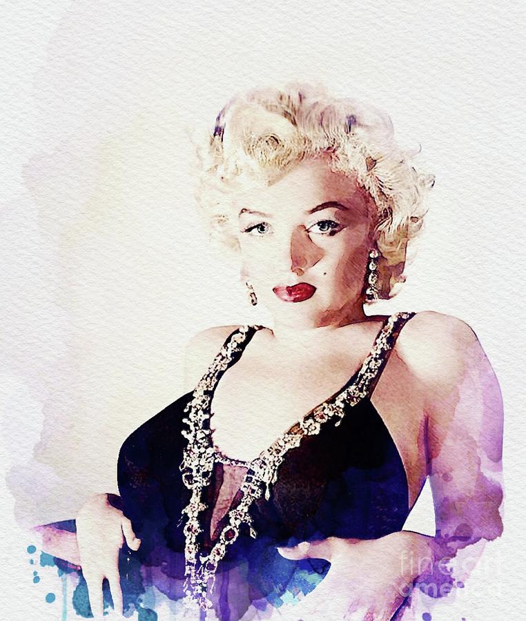 Marilyn Monroe, Actress And Model Digital Art