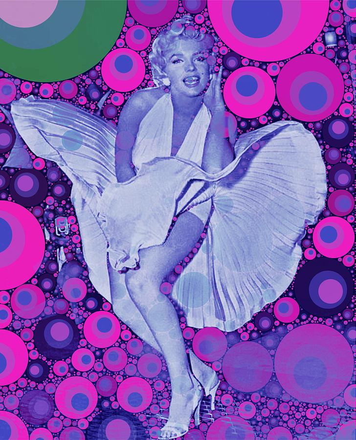 Hollywood Digital Art - Marilyn Monroe #6 by Esoterica Art Agency