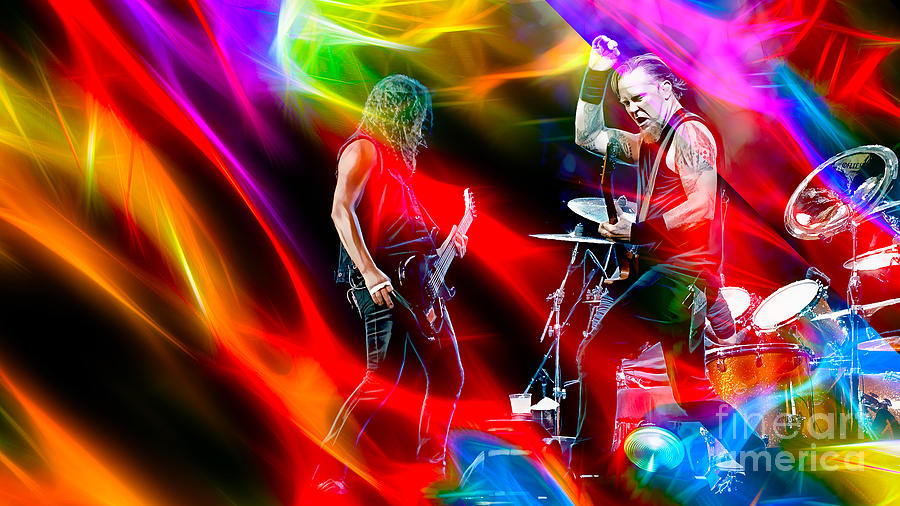 Metallica Collection #6 Mixed Media by Marvin Blaine