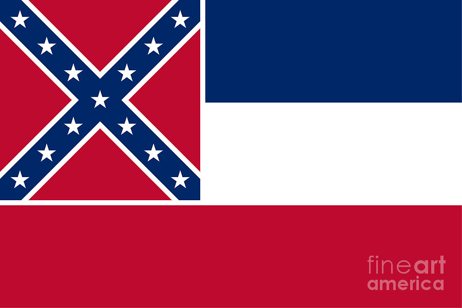 Mississippi Flag Digital Art