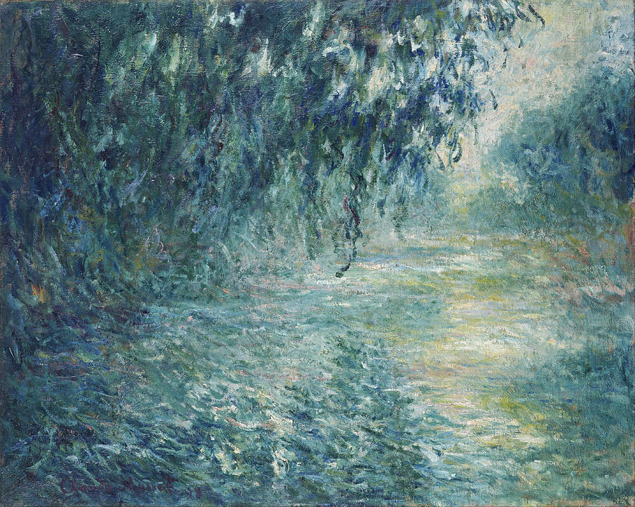 Morning on the Seine #14 Painting by Claude Monet