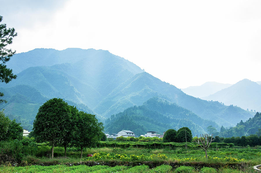 Mountains and rural scenery #6 Photograph by Carl Ning