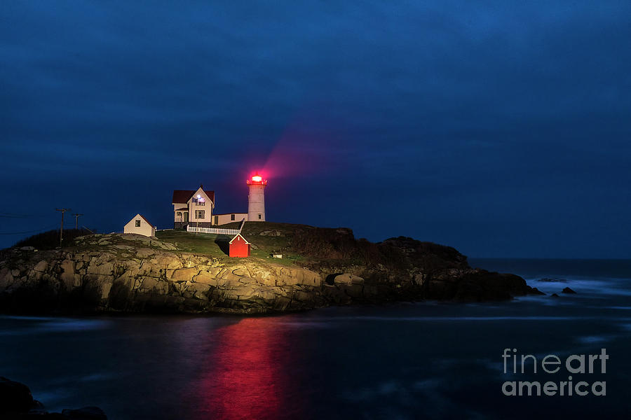 Lighthouse Photograph - Nubble Lighthouse #6 by John Greim