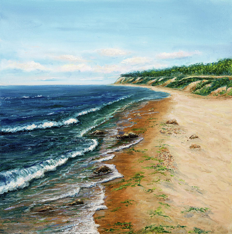 beach shore painting