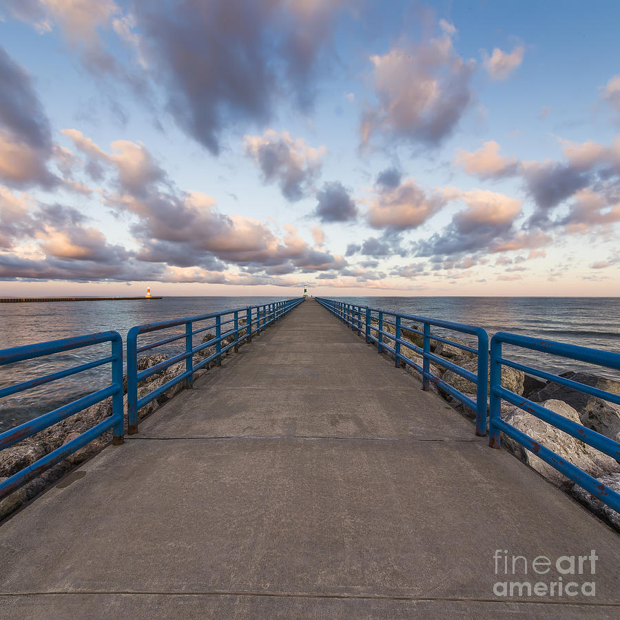 Pier Photograph - Onekama Pier #6 by Twenty Two North Photography