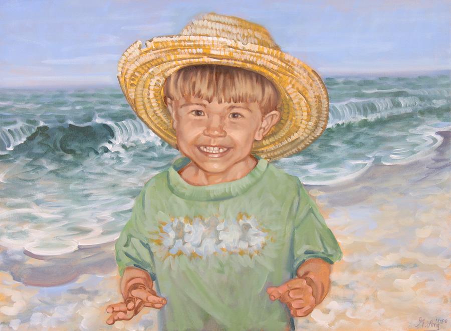 Ocean Boy Painting by Gary M Long