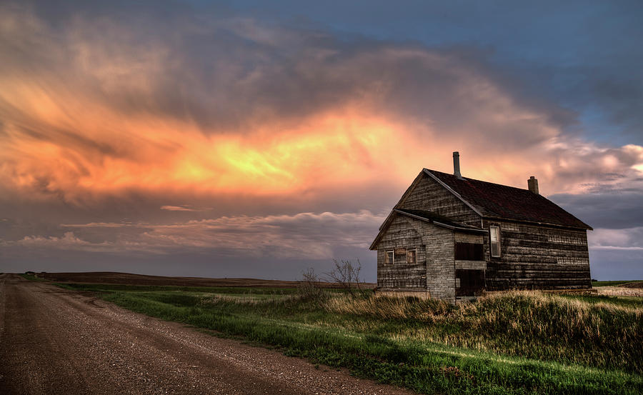 Summer Photograph - Prairie Storm Clouds Canada #6 by Mark Duffy