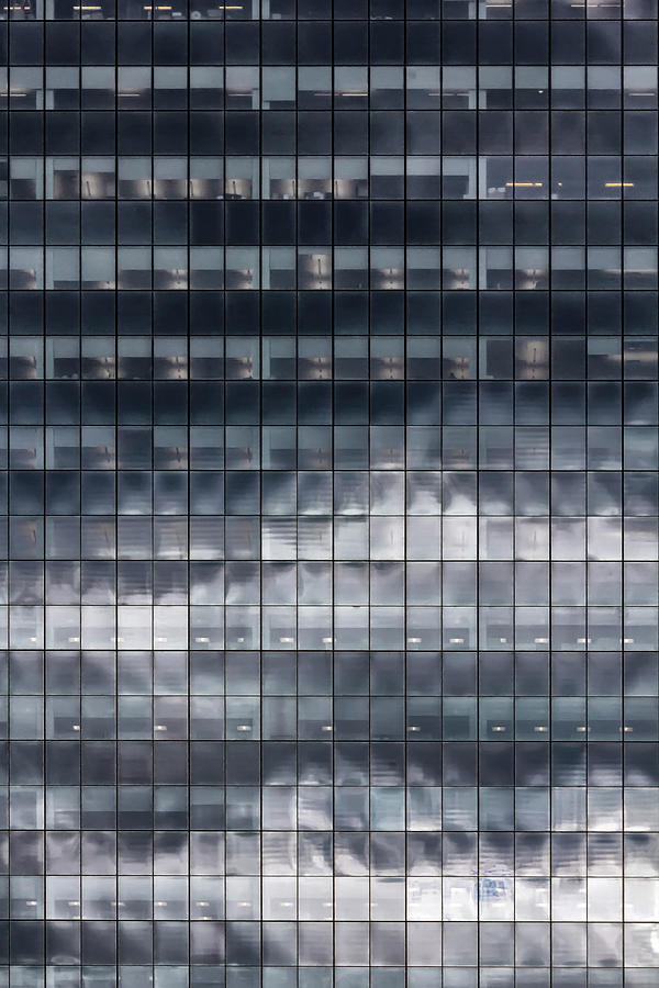Reflective Glass Office Building #6 Photograph by Robert Ullmann