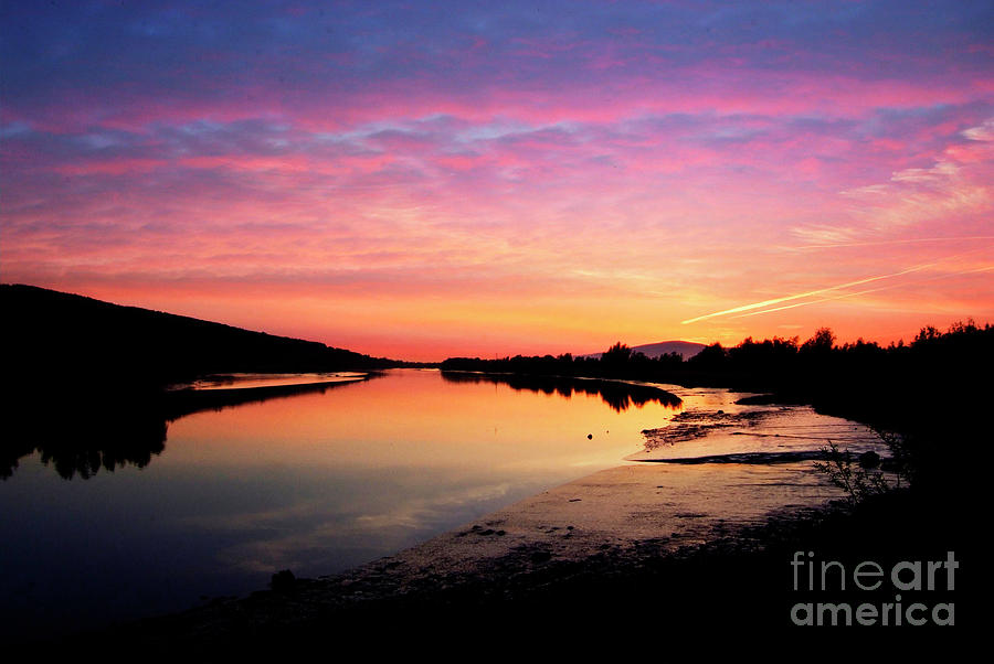 River Suir sunset #6 Photograph by Joe Cashin