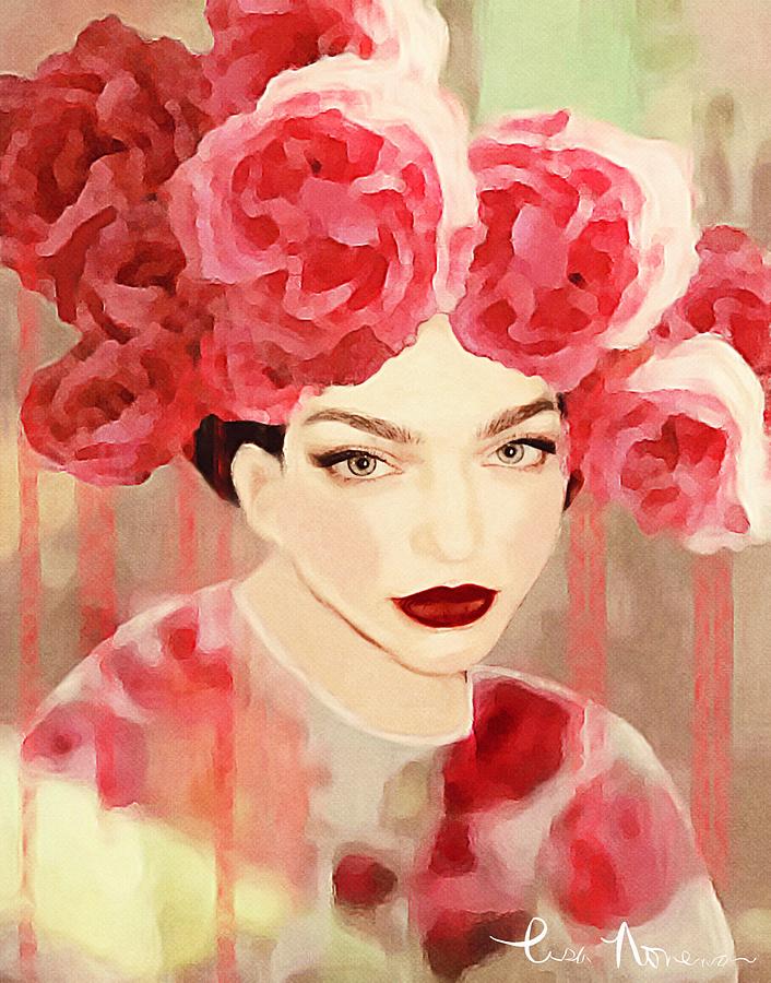 Rose #6 Digital Art by Lisa Noneman