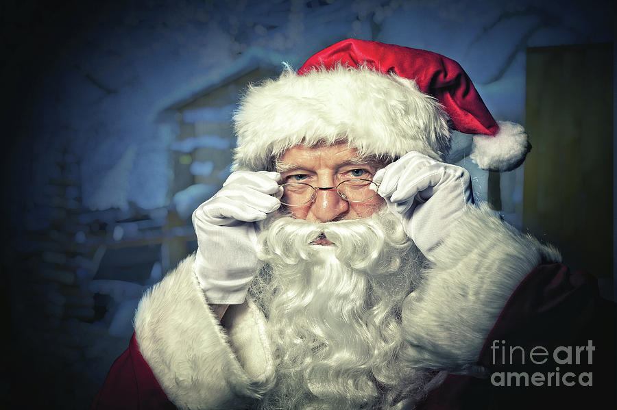 Christmas Photograph - Santa Claus Portrait #6 by Gualtiero Boffi