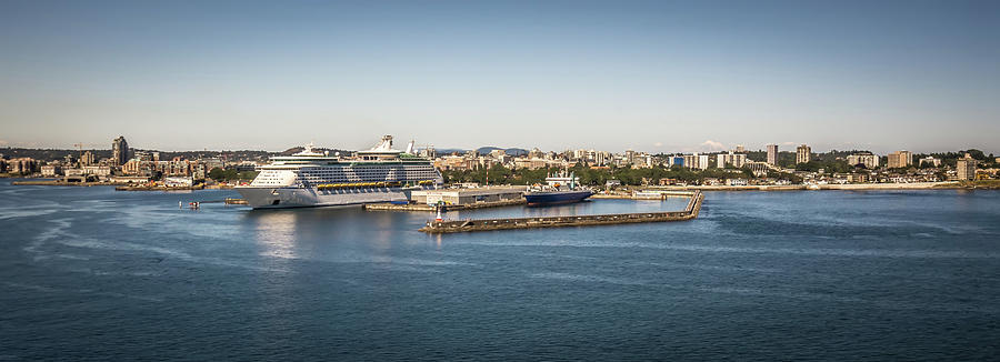 Scenes around Ogden Point cruise ship terminal in Victoria BC.Ca #6 Photograph by Alex Grichenko