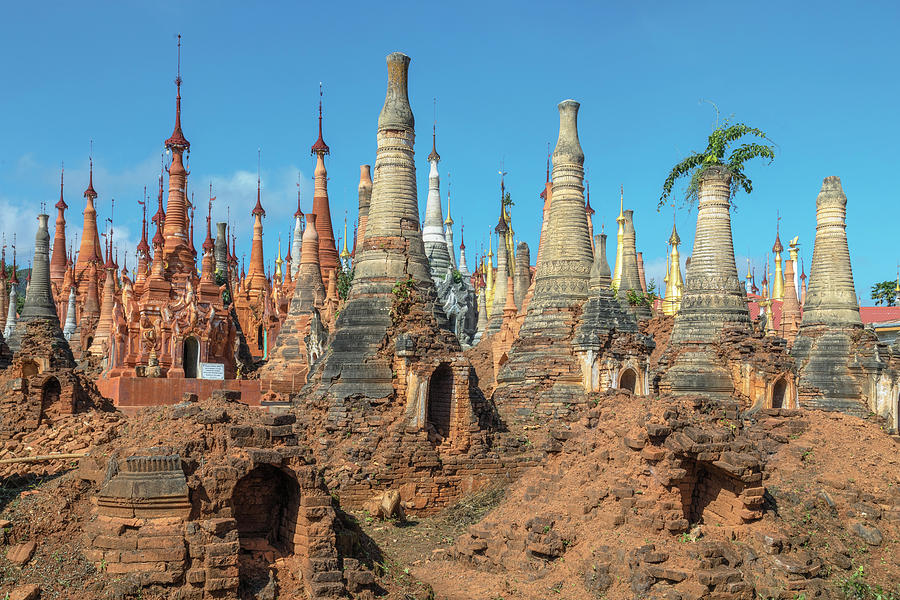 Shwe Indein Pagoda - Myanmar #6 Photograph by Joana Kruse