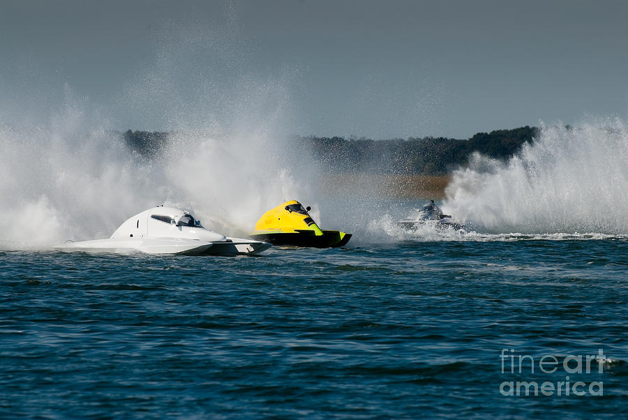 Speed Boats At Wildwood Crest Hydrofest - New Jersey Photograph