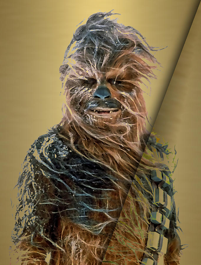 Star Wars Mixed Media - Star Wars Chewbacca Collection #6 by Marvin Blaine
