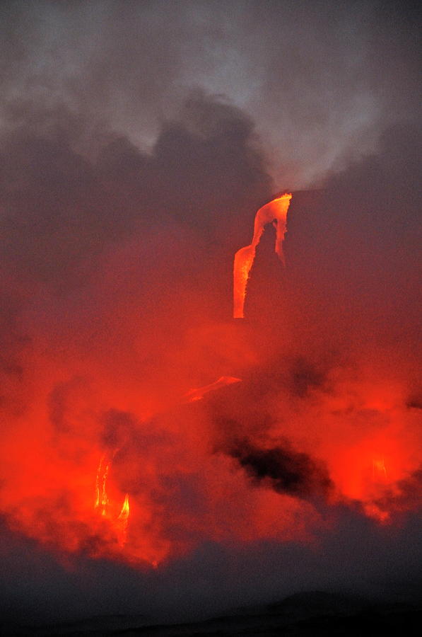 Steam rising off lava flowing into ocean #6 Photograph by Sami Sarkis Photography Steam rising off lava flowing into ocean #6 Photograph by Sami Sarkis Photography