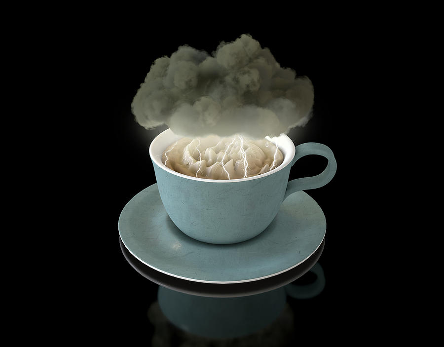 Storm In A Teacup Digital Art - Storm In A Teacup by Allan Swart Storm In A Teacup Digital Art - Storm In A Teacup by Allan Swart