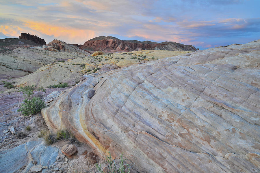 Sunset in Valley of Fire #8 Photograph by Ray Mathis